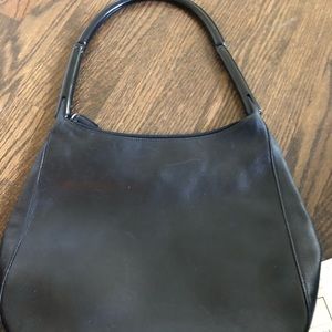 Prada Bags - Vintage Prada bag, black with bone handle Prada Bags - Vintage Prada bag, black with bone handle